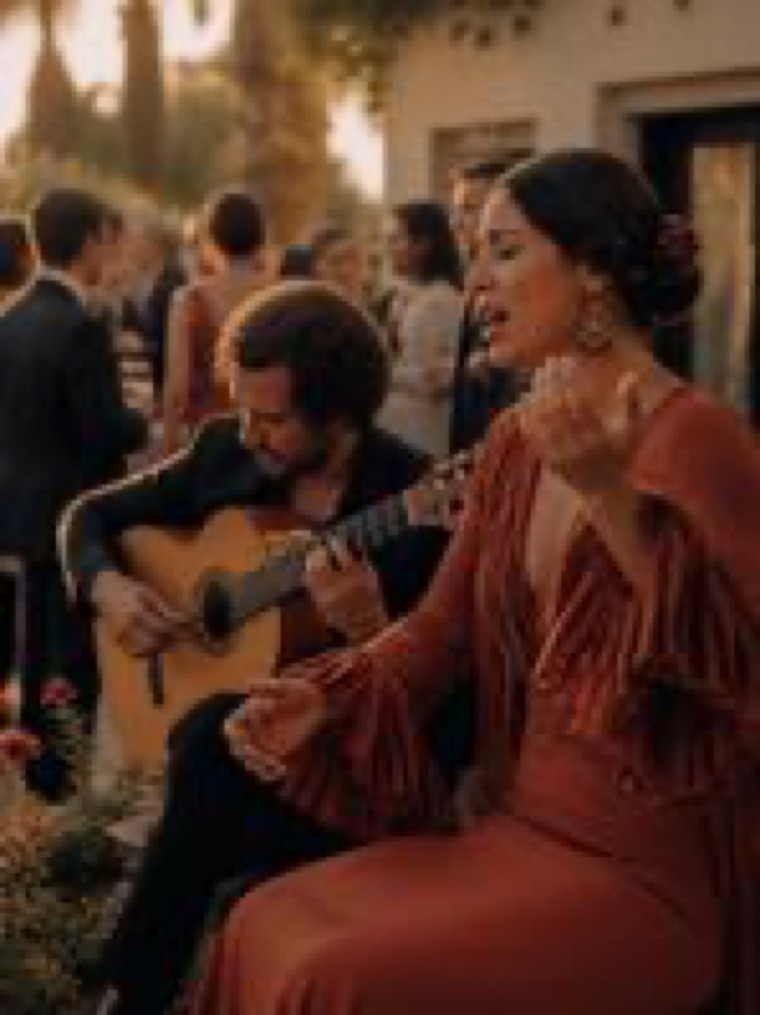 Flamenco en una boda